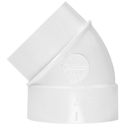 Kolano 45° do odkurzacza centralnego nyplowe